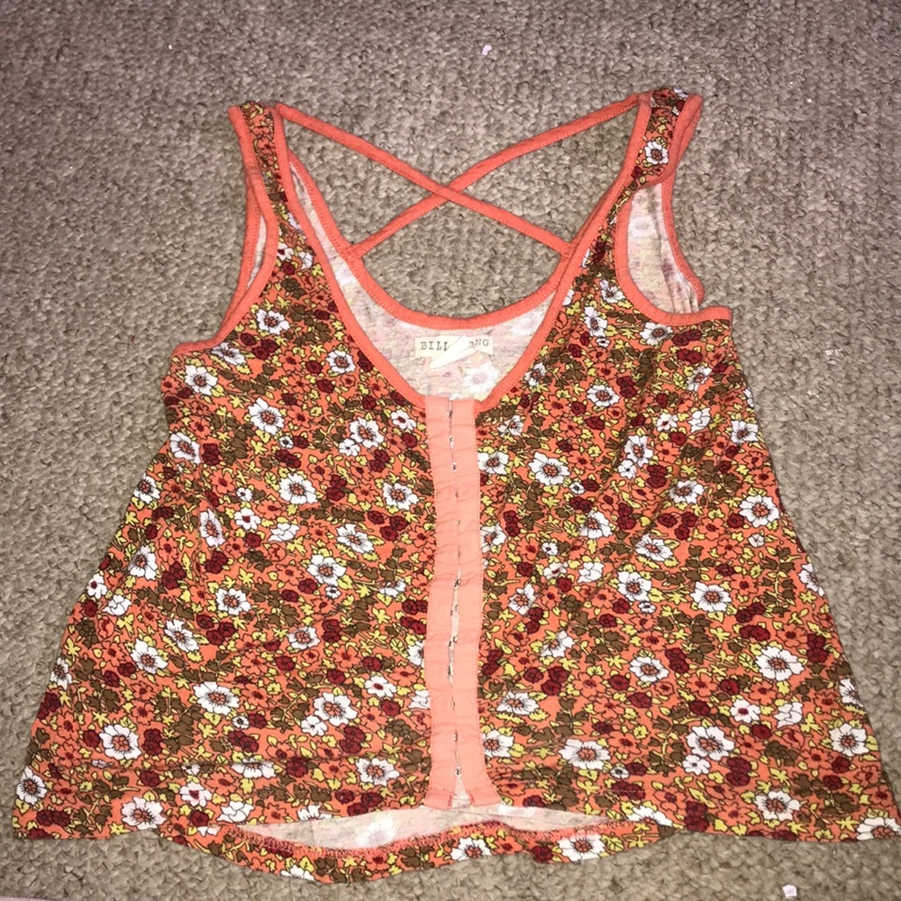 Cute Floral Crop Top